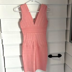 Pink Bodycon dress in great shape-small